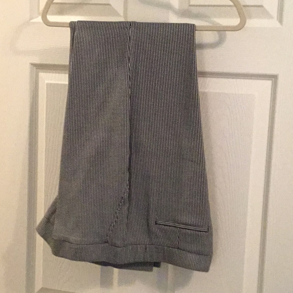 Black & white check pants